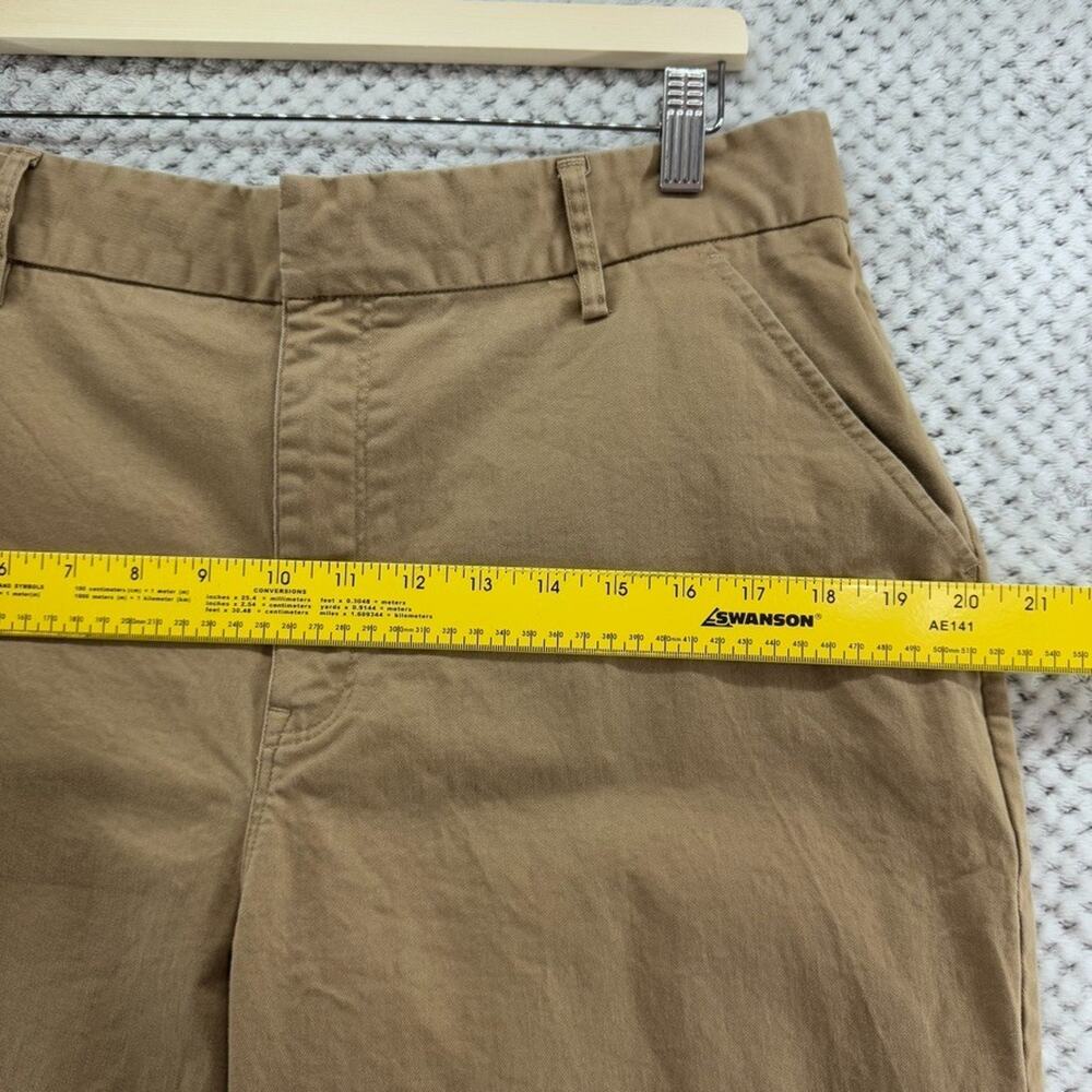 Good American Skate Pants Womens 12/31 Good Khaki Wide Straight Leg High Rise - Picture 10 of 15